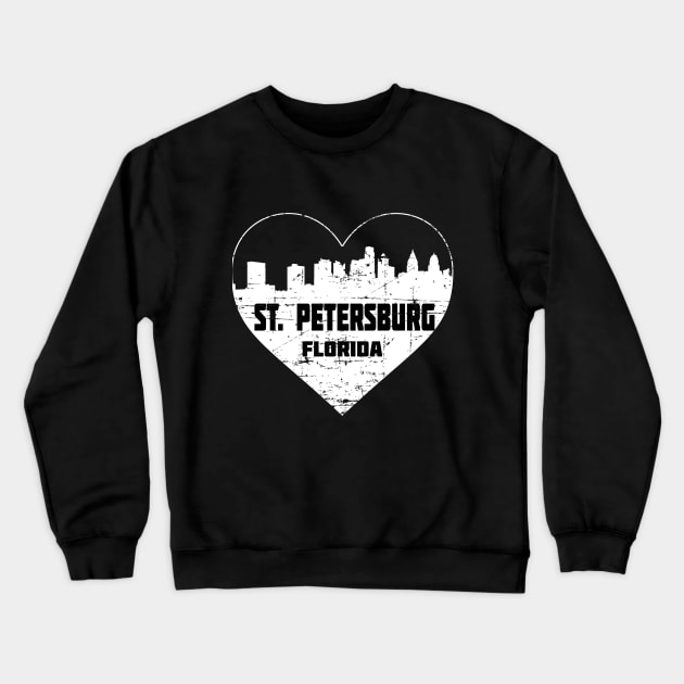 Saint Petersburg, Florida - T Shirt Crewneck Sweatshirt by HopeandHobby